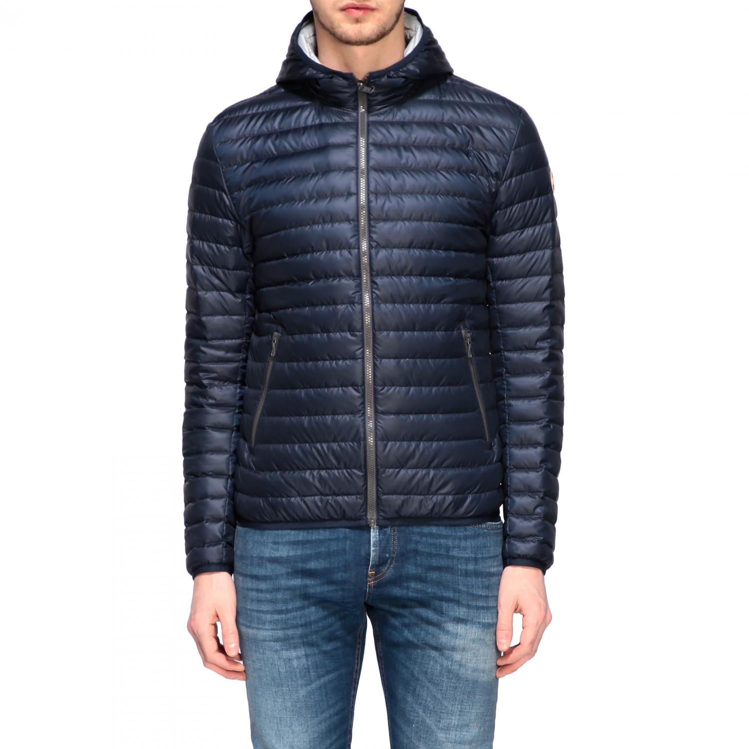 COLMAR JACKET: Colmar 100 grams down jacket with hood, Navy - Img 1