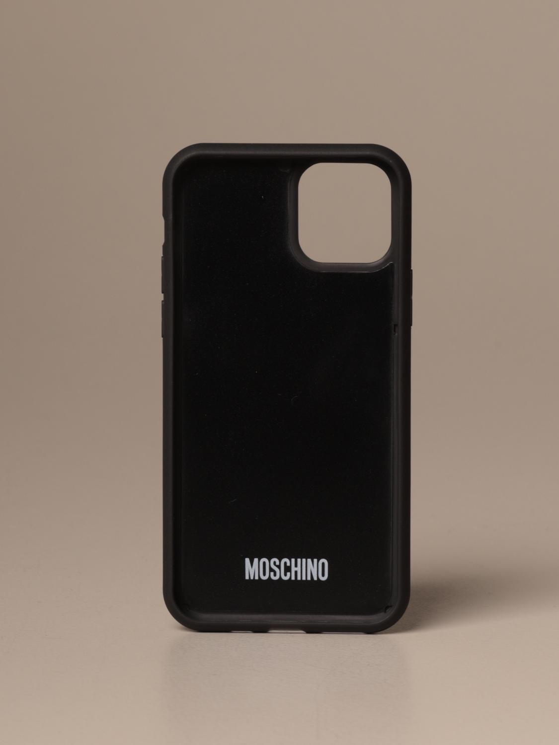 MOSCHINO COUTURE TECH ACCESSORIES: Iphone 11 Pro Moschino Couture Teddy cover, Black - Img 2