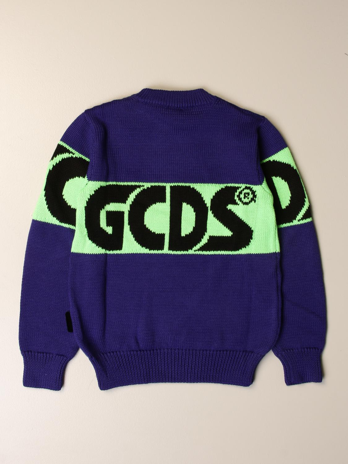 GCDS JUNIOR PULL: Pull enfant GCDS, Violet - Img 2
