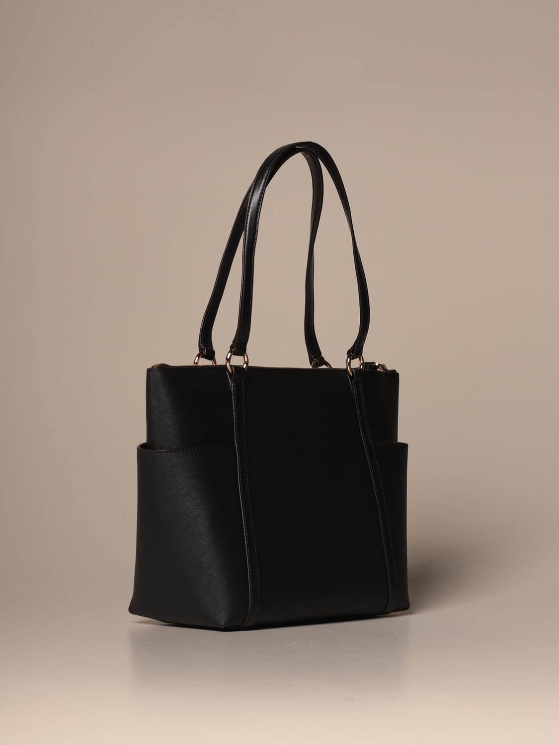 Michael Kors Nomad bag in saffiano leather - Black | 30T0GNXT2L