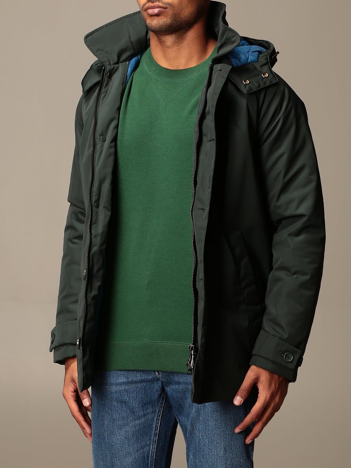 Veste Bomber Verte Homme Henri Lloyd - Taille L, Nylon - Occasion En Très Bon état