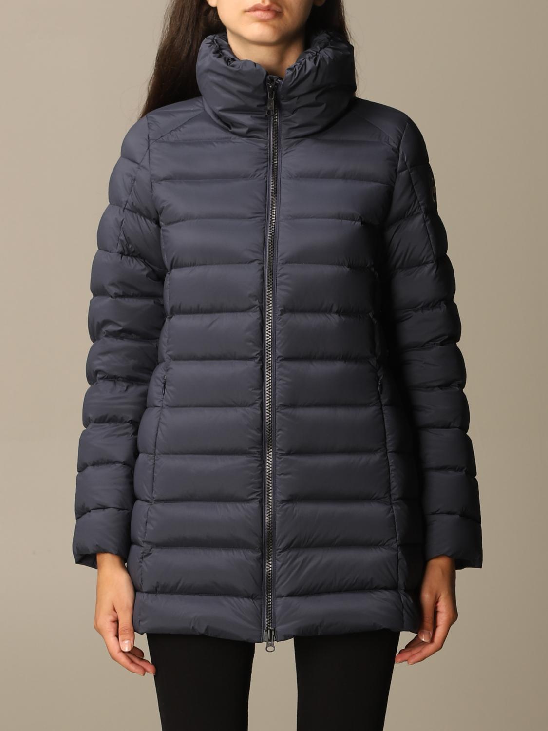 COLMAR JACKET: Colmar down jacket in stretch nylon, Navy - Img 1