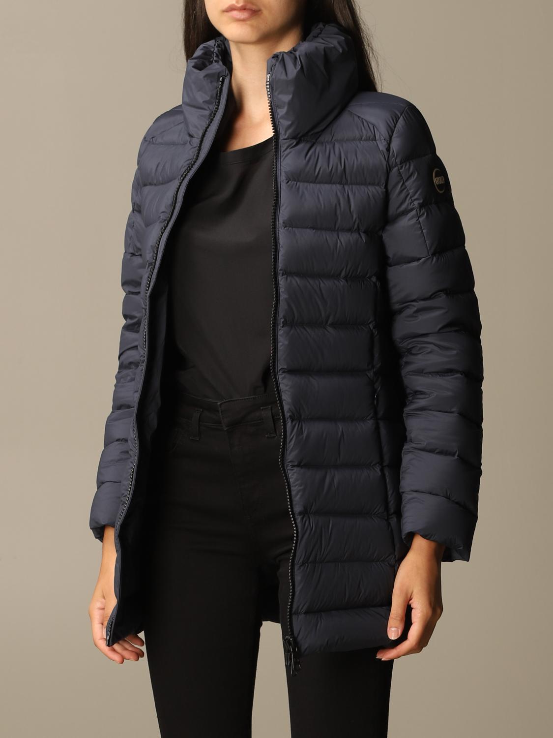 COLMAR JACKET: Colmar down jacket in stretch nylon, Navy - Img 3
