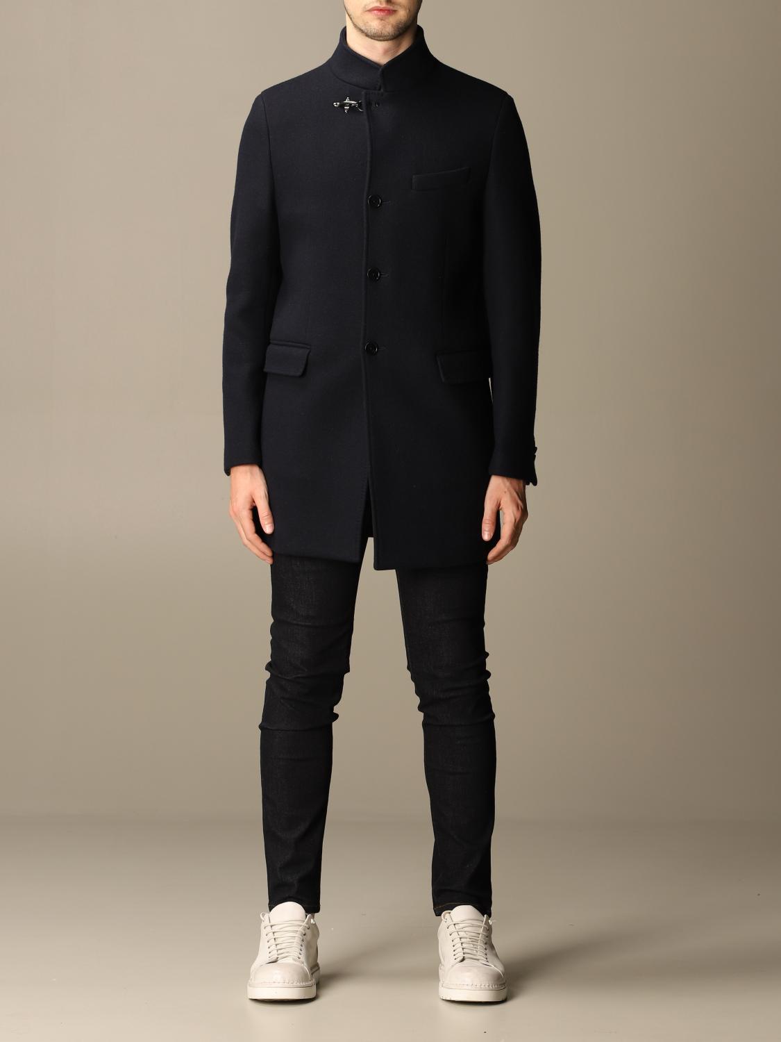 Fay Coat men - Blue | NAM5441061J SEI | GIGLIO.COM