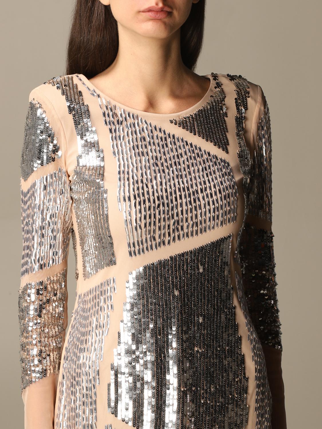 patrizia pepe sequin dress Gold All over sequin dress