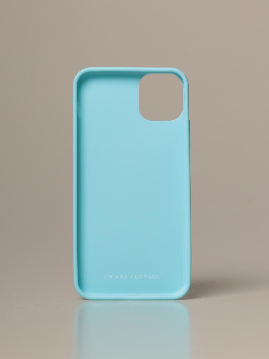 Chiara Ferragni Iphone 11 Pro Max silicone cover with eyelike logo