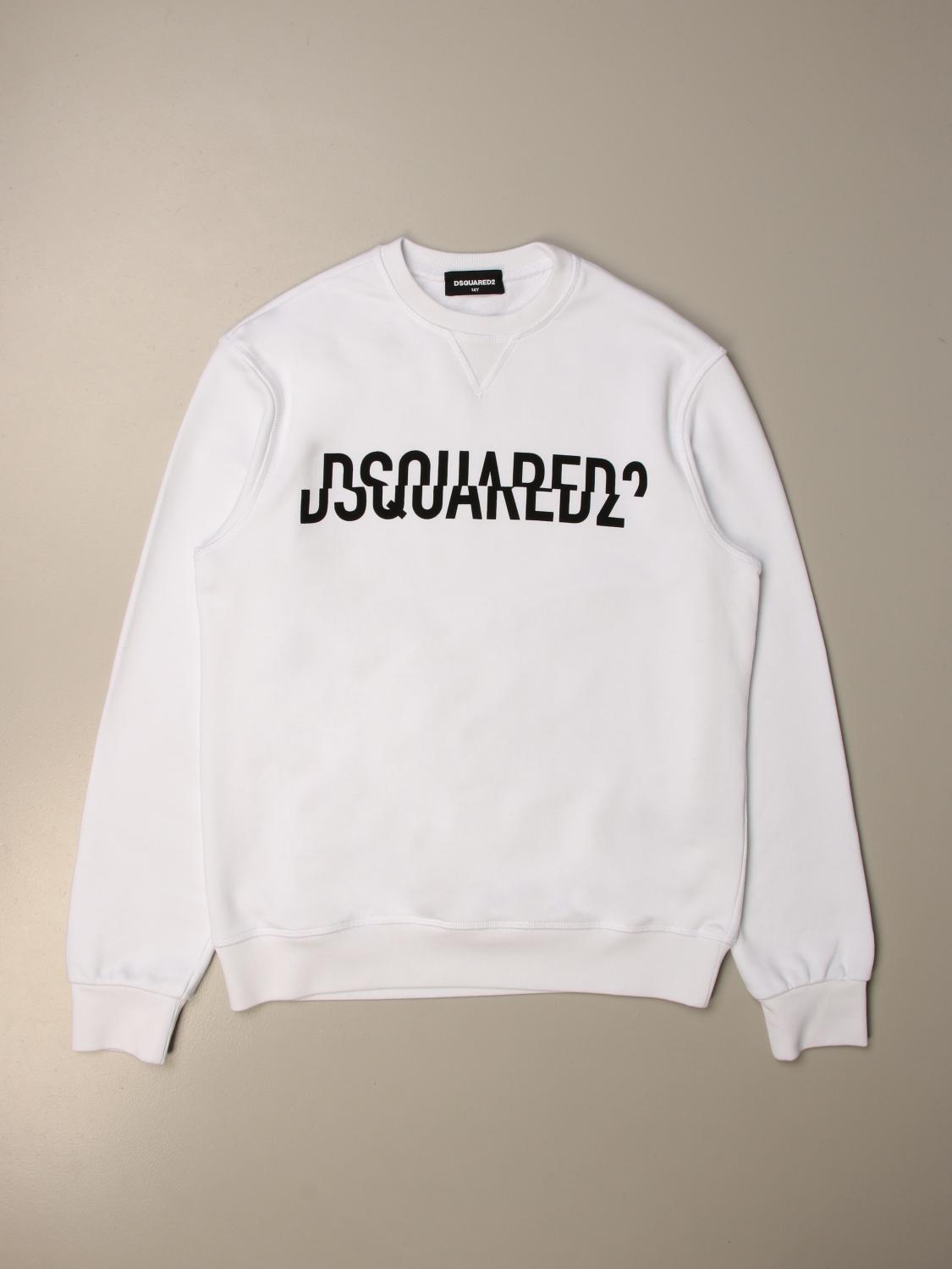 DSQUARED2 PULL: Pull enfant Dsquared2 Junior, Blanc - Img 1