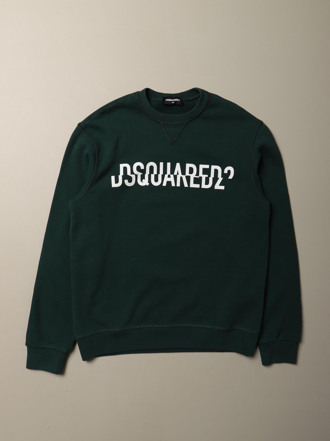 DSQUARED2 PULLOVER: Dsquared2 Junior Jungen Pullover, Grün - Img 1