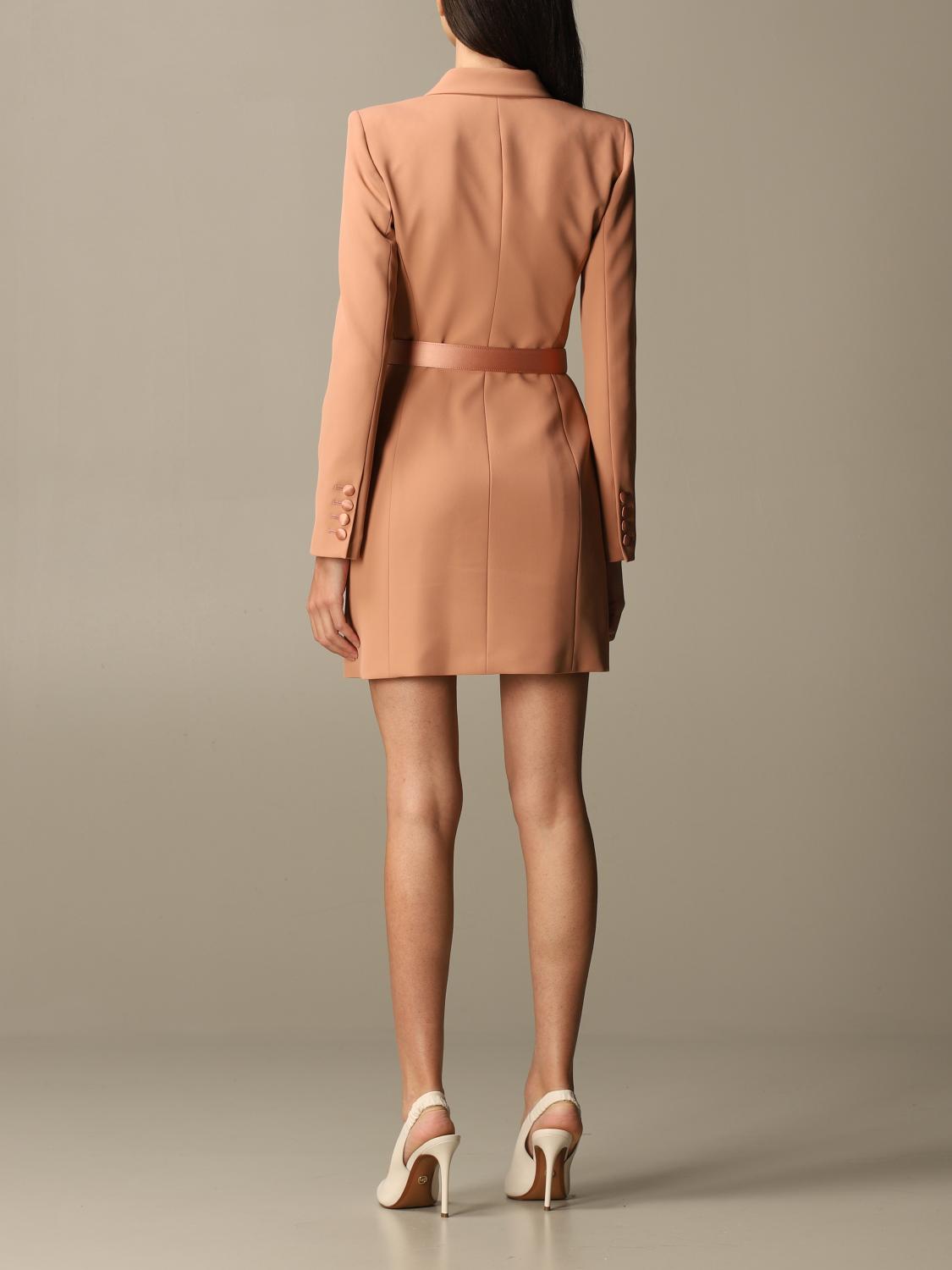 ELISABETTA FRANCHI KLEID: Elisabetta Franchi Damen Kleid, Puder - Img 2