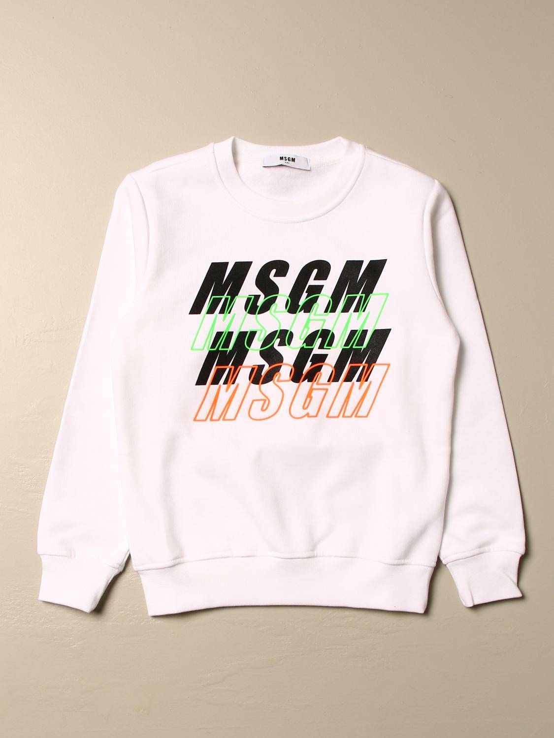 MSGM KIDS PULL: Pull enfant MSGM Kids, Blanc - Img 1