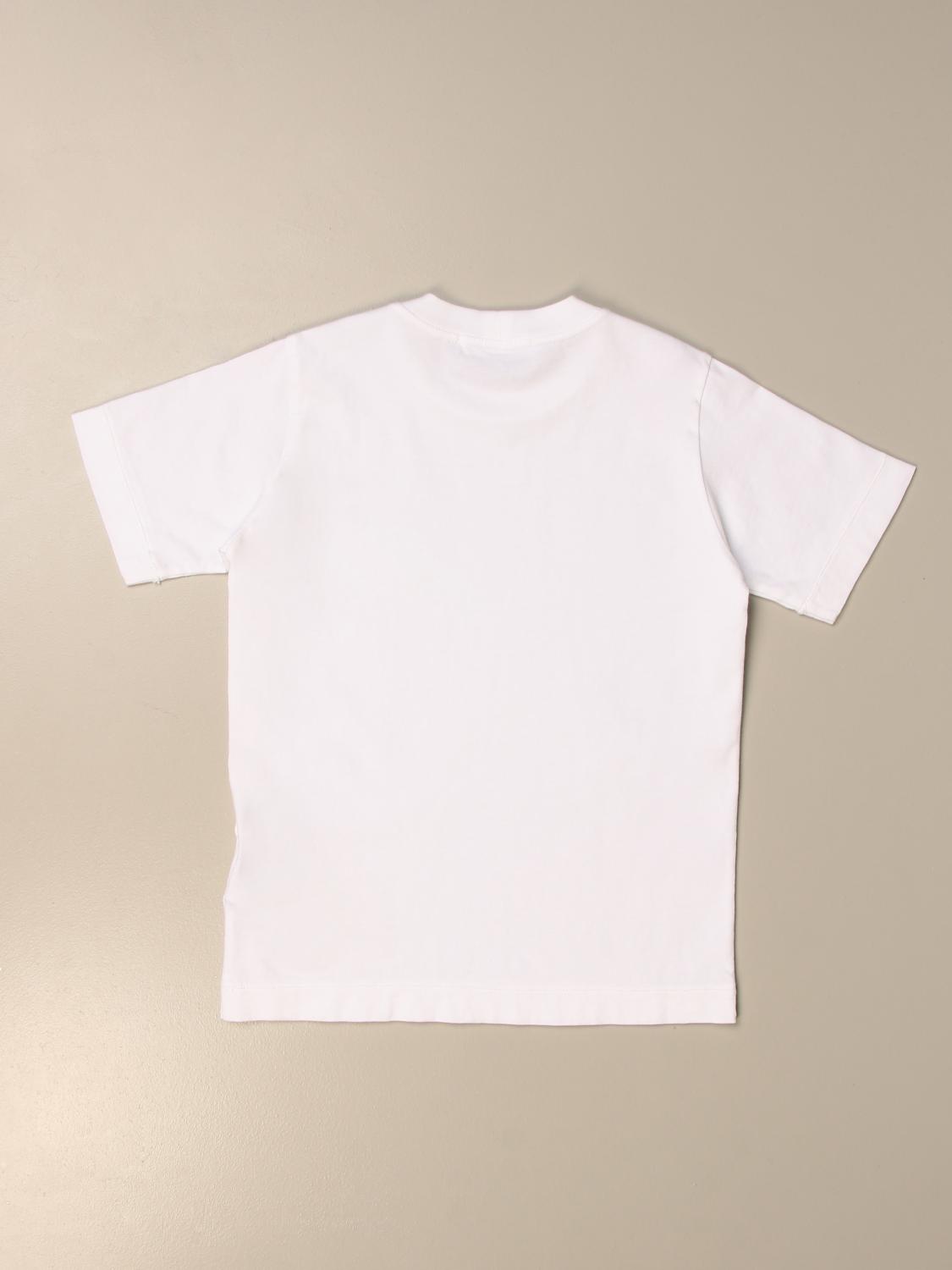 STONE ISLAND JUNIOR 티셔츠: 티셔츠 소년 Stone Island Junior, 화이트 - Img 2
