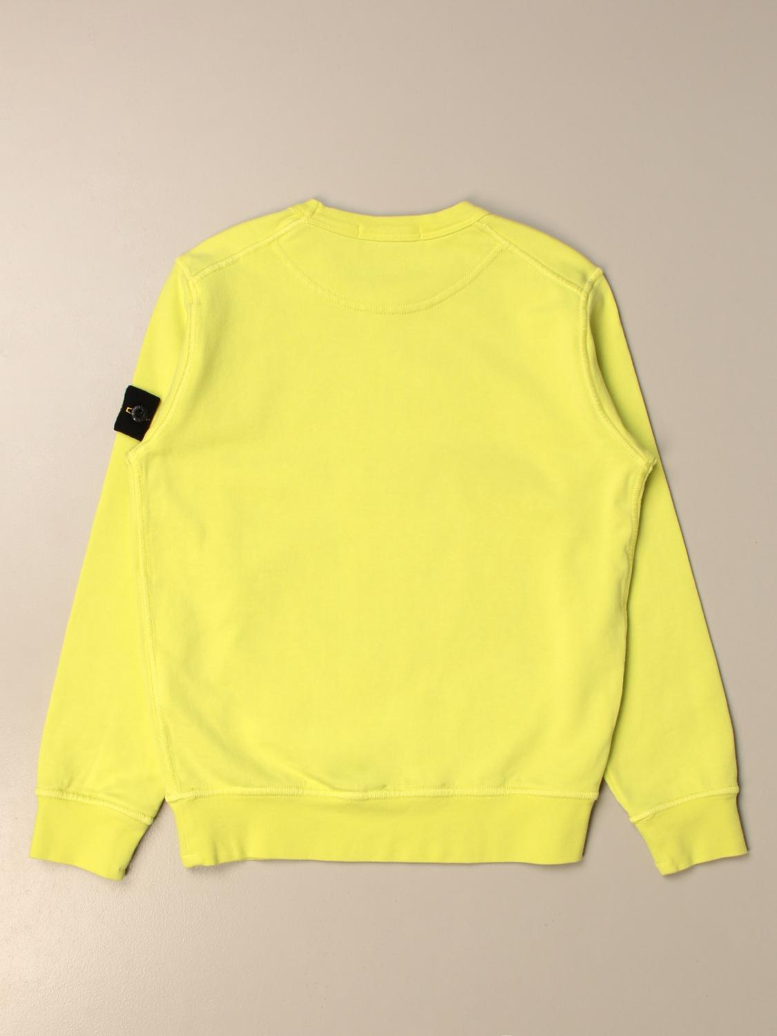 STONE ISLAND JUNIOR PULLOVER: Stone Island Junior Jungen Pullover, Gelb - Img 2