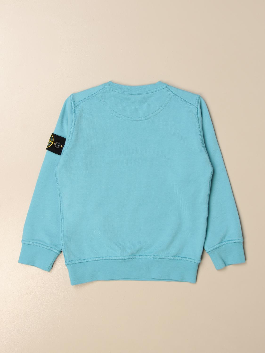 STONE ISLAND JUNIOR PULLOVER: Stone Island Junior Jungen Pullover, Türkis - Img 2