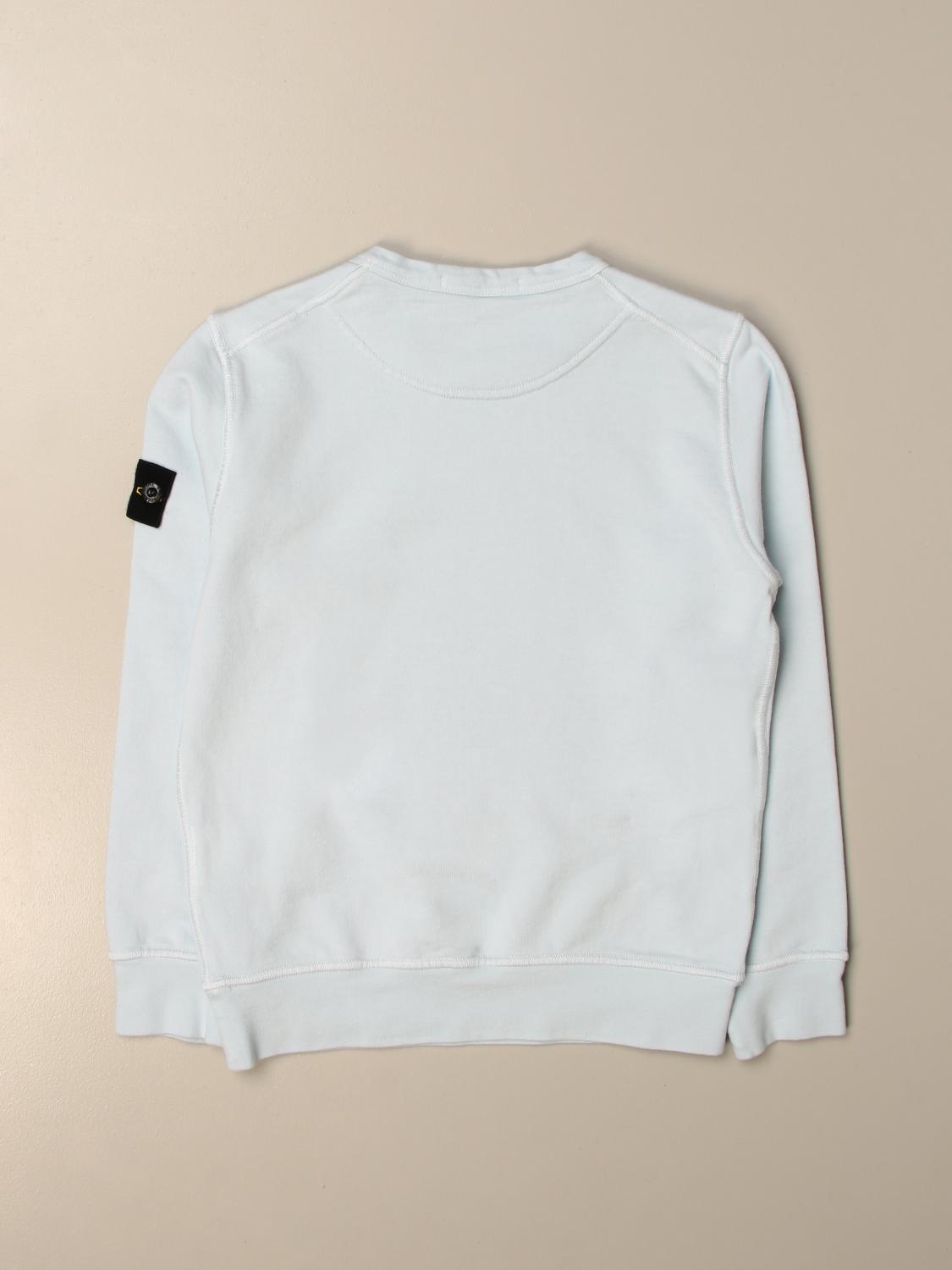 STONE ISLAND JUNIOR PULLOVER: Stone Island Junior Jungen Pullover, Himmelblau - Img 2
