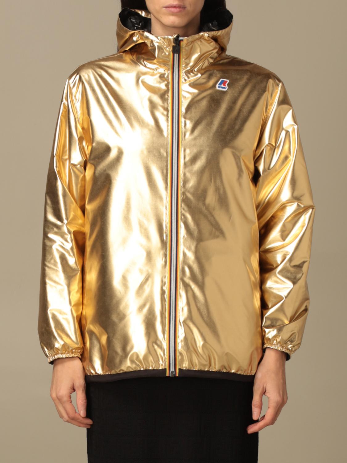 FENDI: Veste femme - Or | Veste Fendi FAN019 AERS en ligne sur GIGLIO.COM