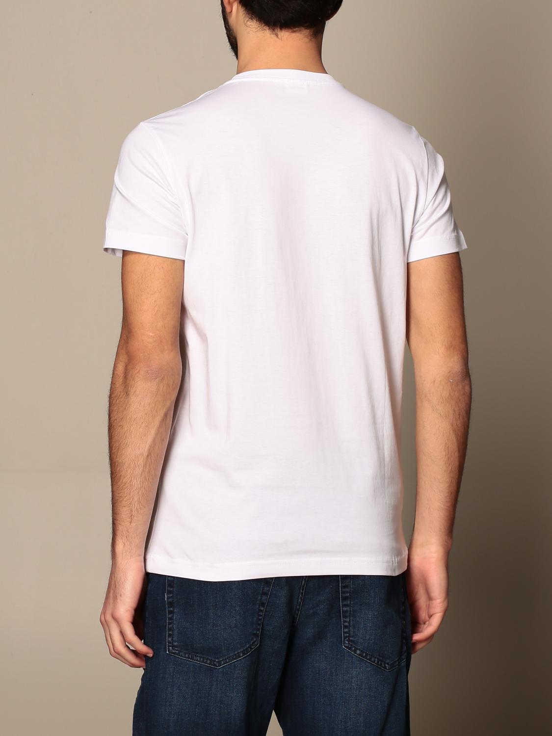 DIESEL T-SHIRT: Diesel cotton t-shirt with logo, White - Img 3