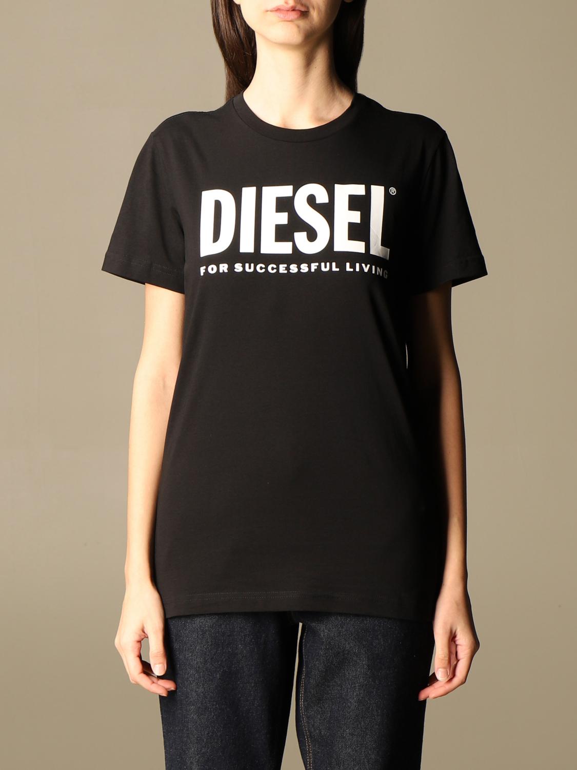 DIESEL T-SHIRT: Diesel Herren T-Shirt, Schwarz - Img 1