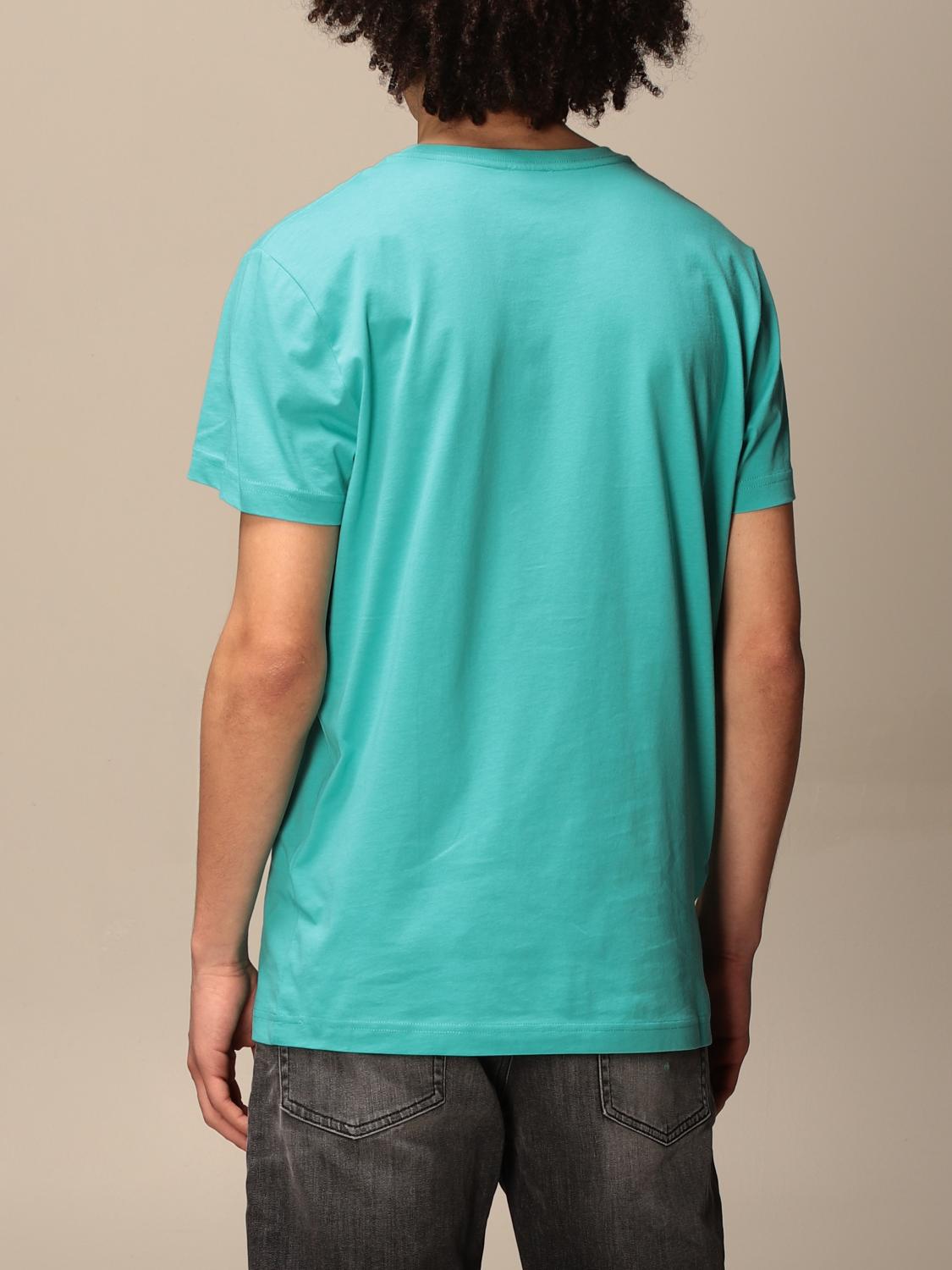 DIESEL T-SHIRT: Diesel Herren T-Shirt, Türkis - Img 2