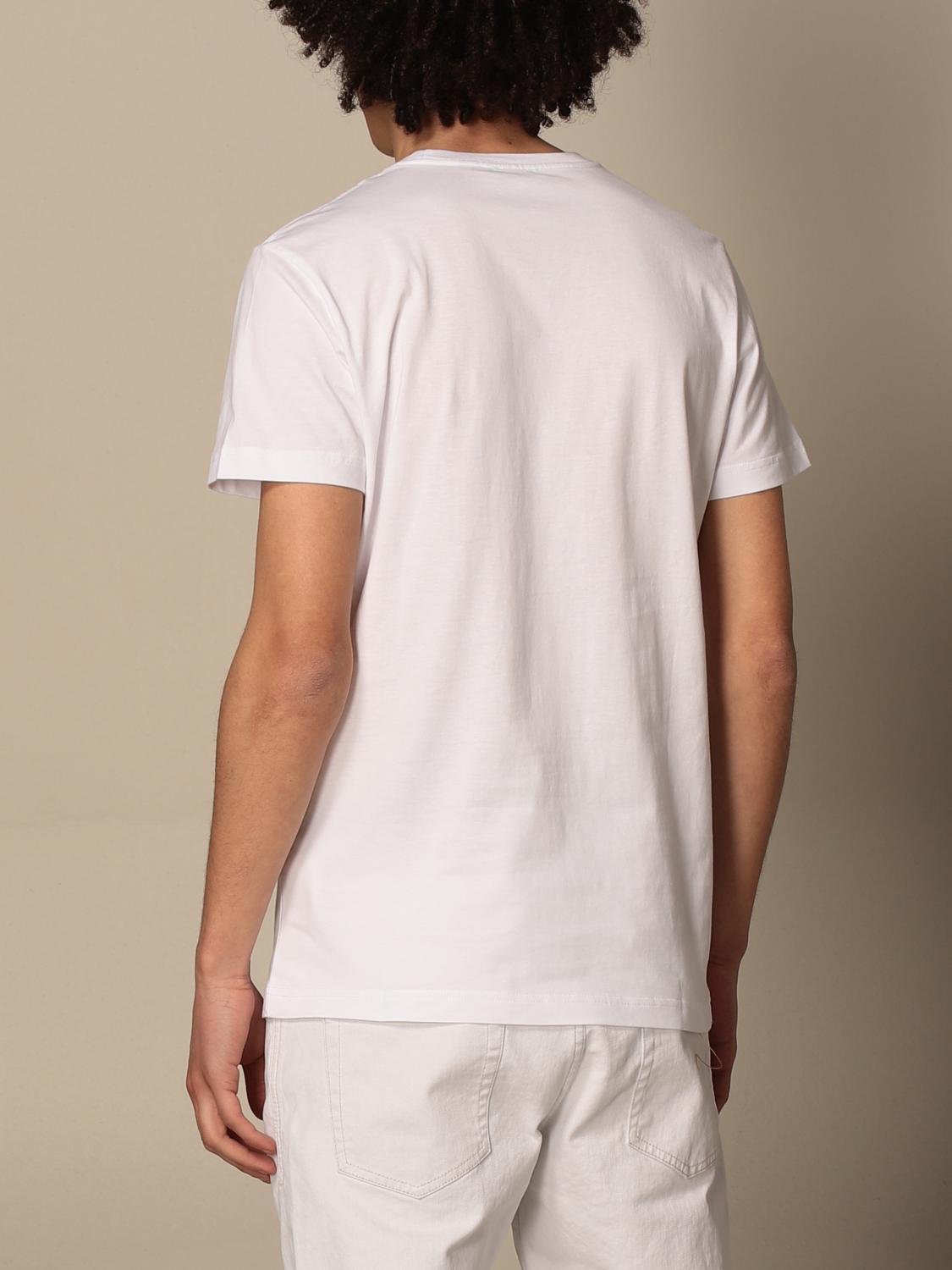 DIESEL T-SHIRT: Diesel cotton t-shirt with logo, White 1 - Img 2