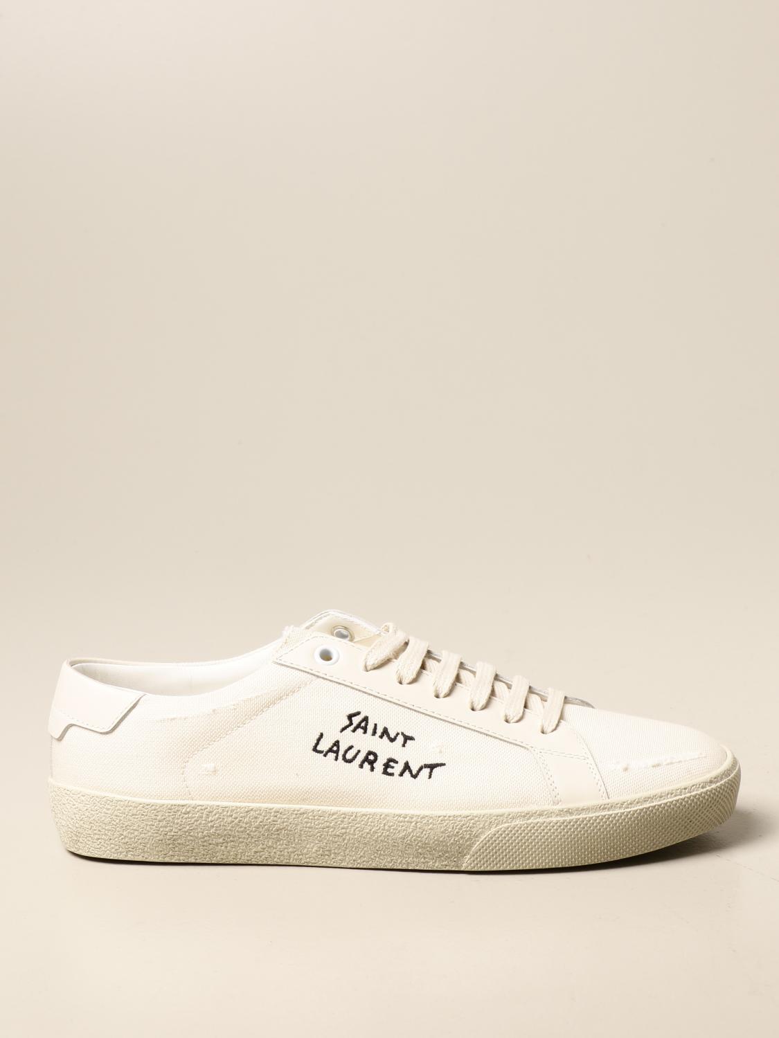 Saint Laurent Court Classic SL / 06 sneakers in canvas and leather