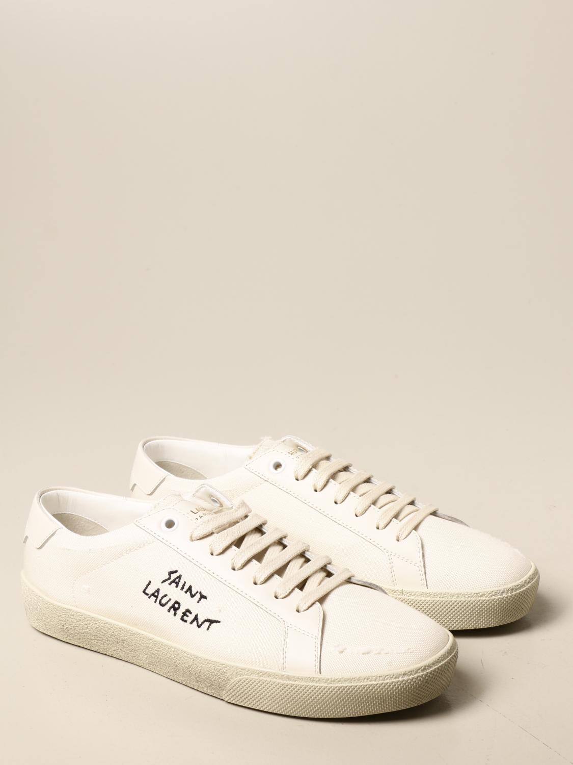 Saint Laurent Court Classic SL / 06 sneakers in canvas and leather