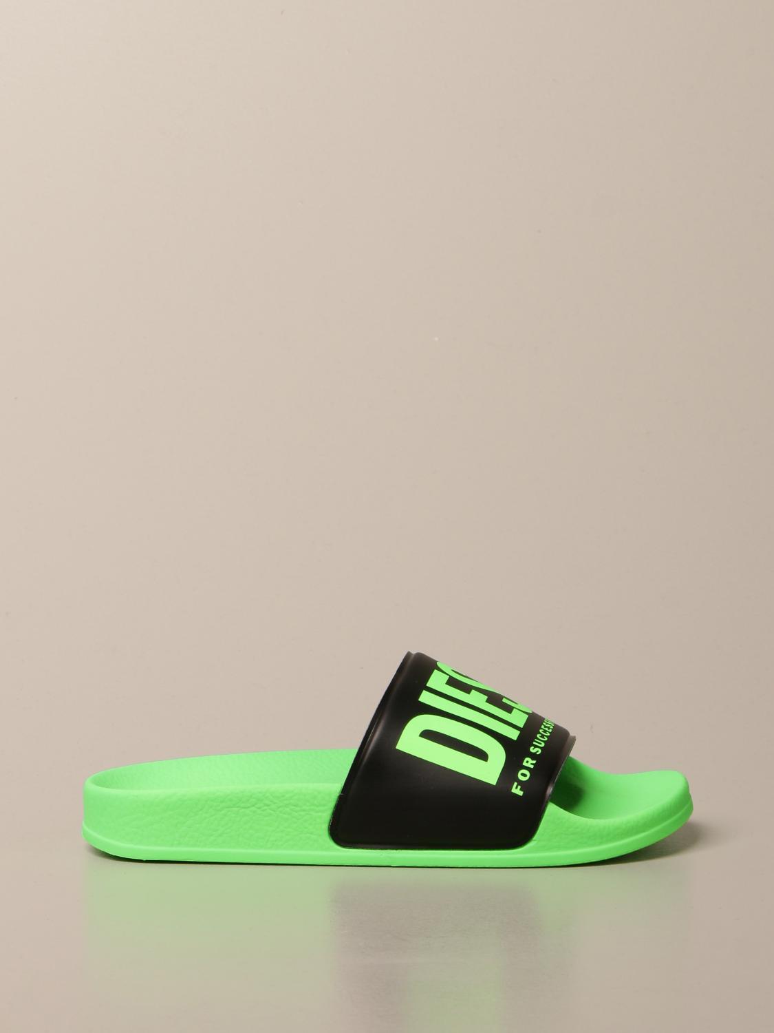 DIESEL CHAUSSURES: Chaussures enfant Diesel, Vert - Img 1