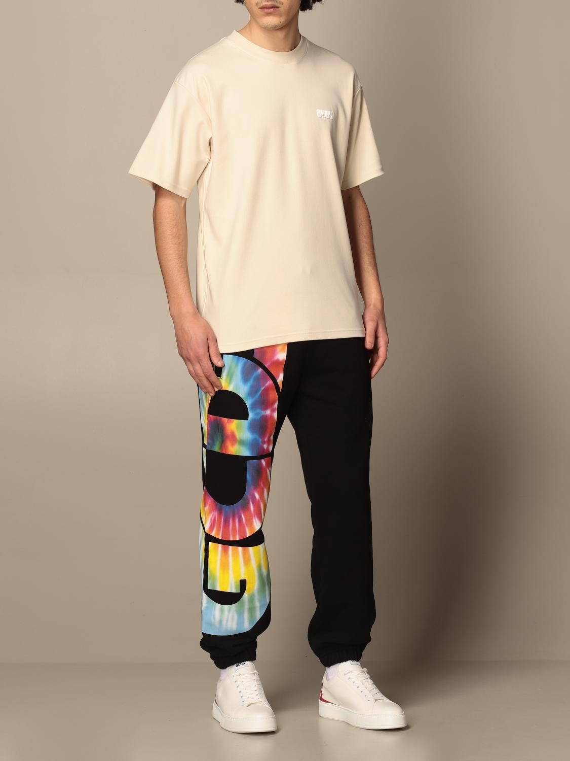 GCDS T-SHIRT: GCDS cotton t-shirt with logo, Grey - Img 2