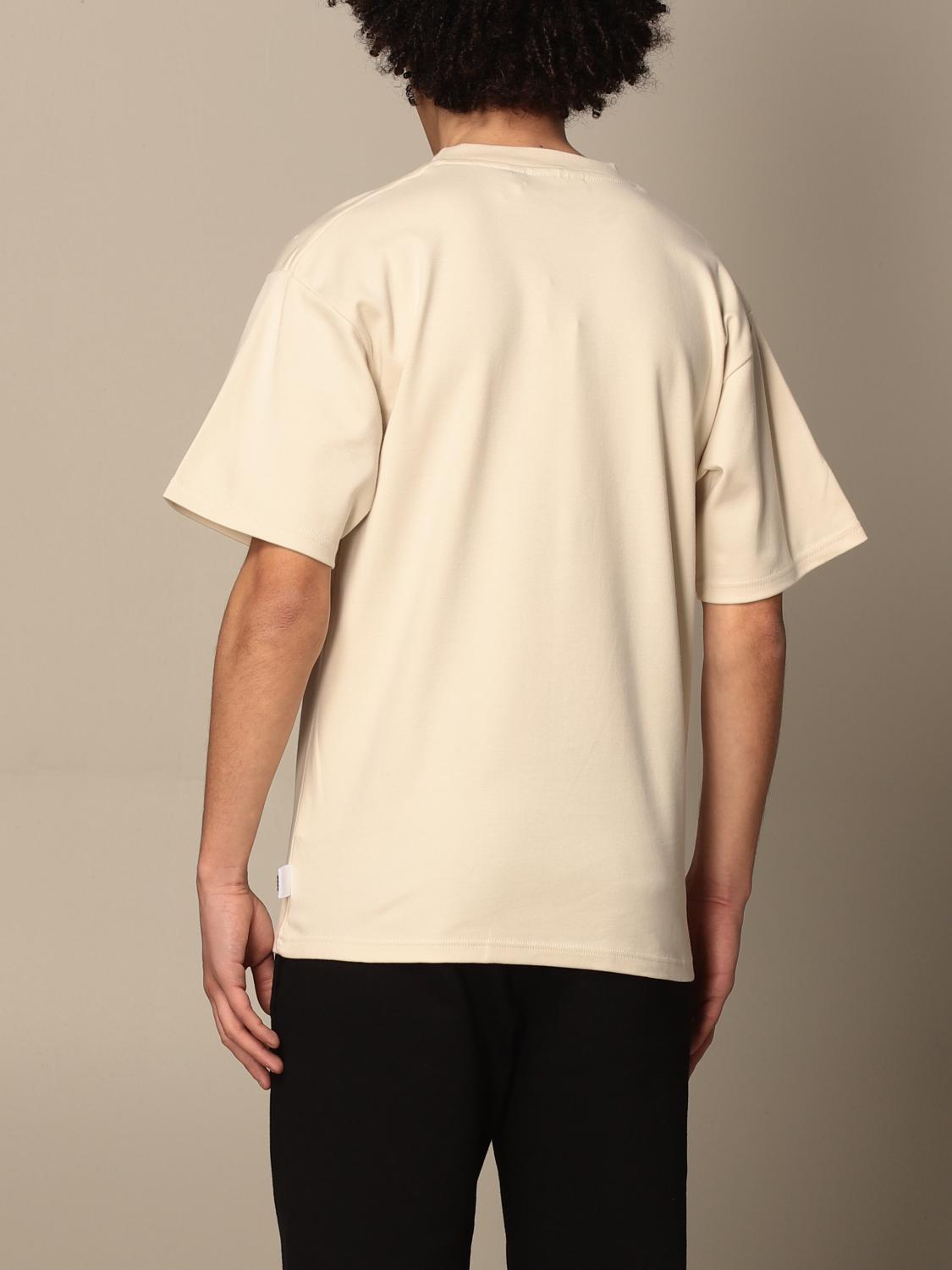 GCDS T-SHIRT: GCDS cotton t-shirt with logo, Grey - Img 3