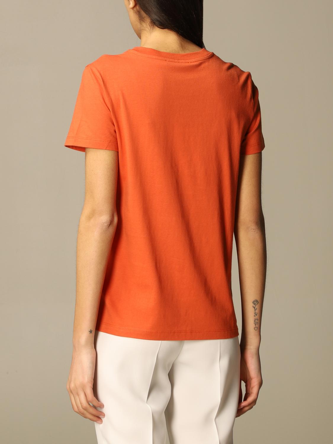 MAX MARA CAMISETA: Top mujer Max Mara, Naranja - Img 3