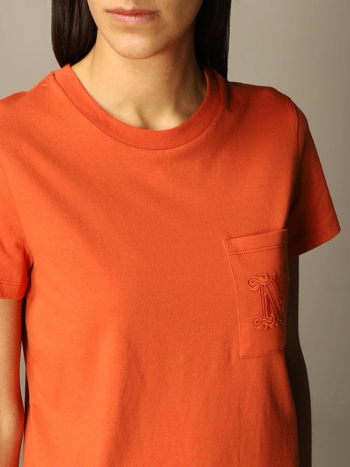 MAX MARA CAMISETA: Top mujer Max Mara, Naranja - Img 5