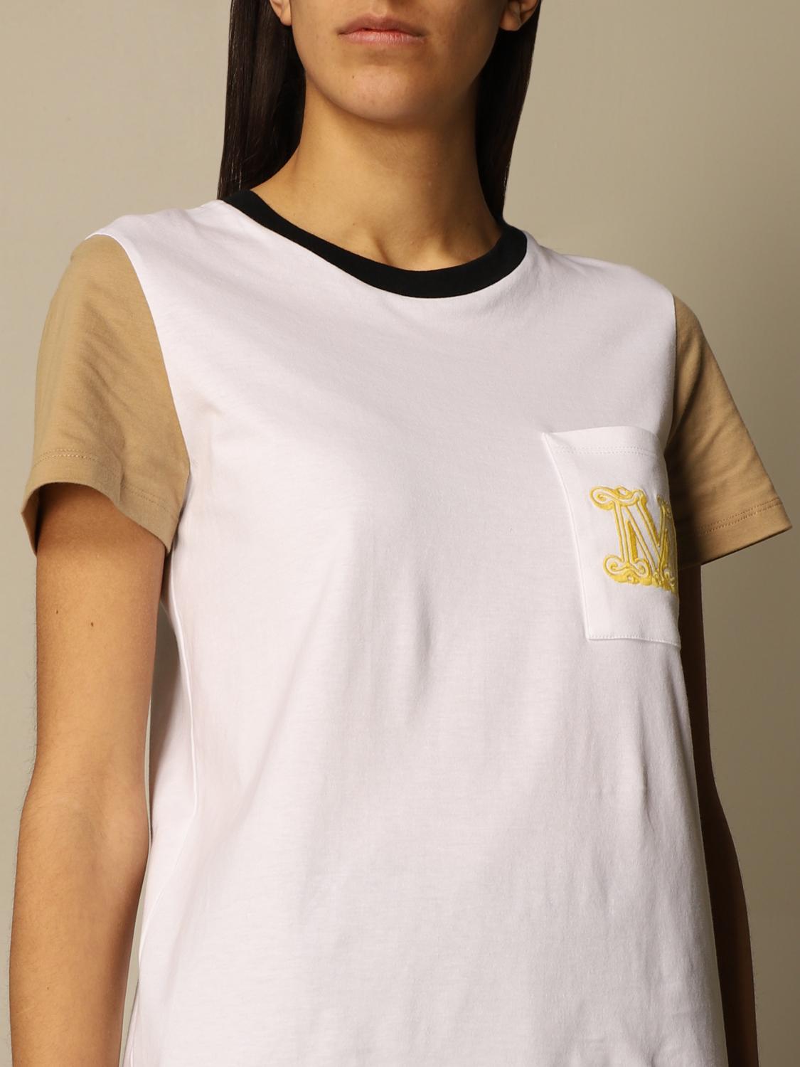 MAX MARA CAMISETA: Top mujer Max Mara, Blanco 1 - Img 4