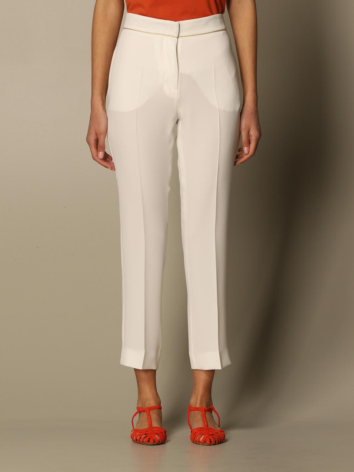 MAX MARA: Stella cady pants - White | Max Mara pants