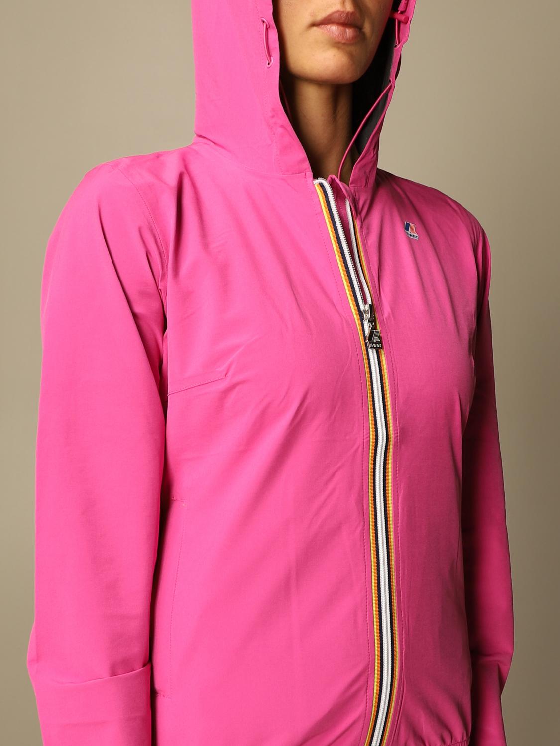 K-WAY CHAQUETA: Chaqueta mujer K-way, Fucsia - Img 4