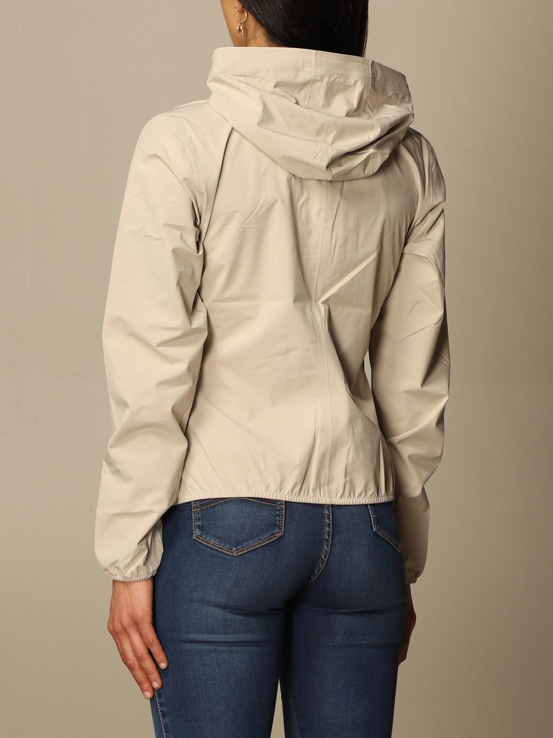 K-WAY CHAQUETA: Chaqueta mujer K-way, Beige - Img 2