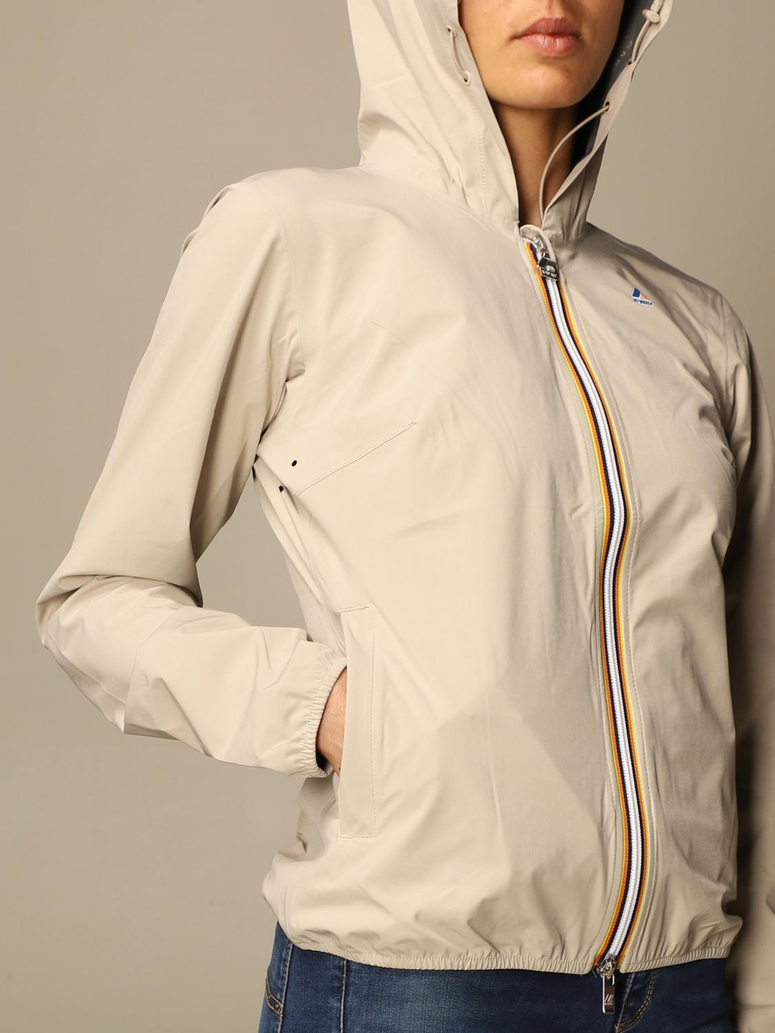 K-WAY CHAQUETA: Chaqueta mujer K-way, Beige - Img 4