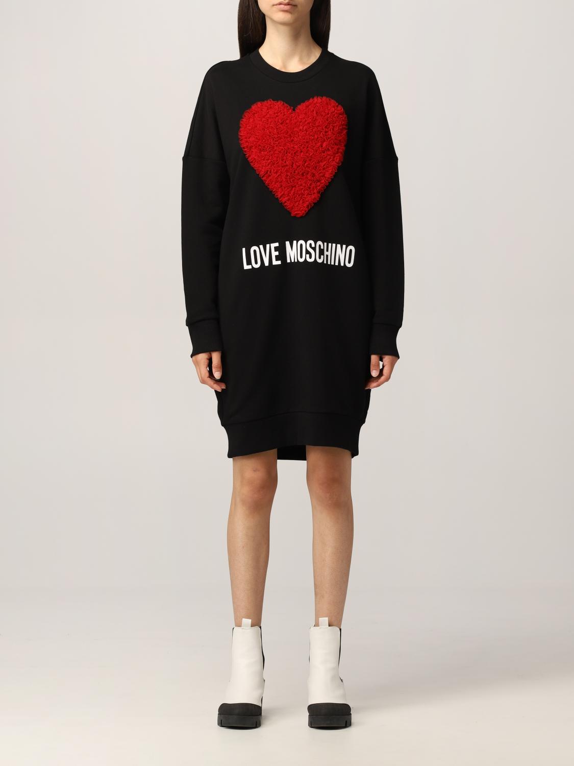 Love moschino sweatshirt dress on sale