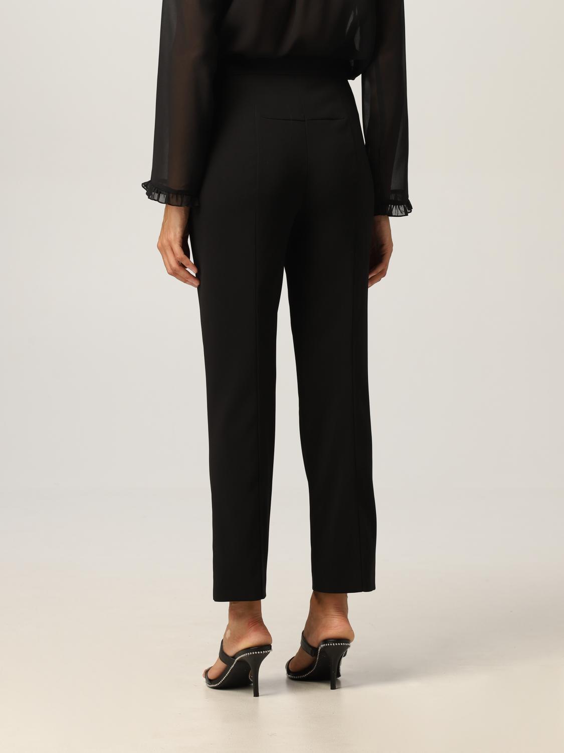 PATRIZIA PEPE: Pants women - Black | Patrizia Pepe pants 8P0325