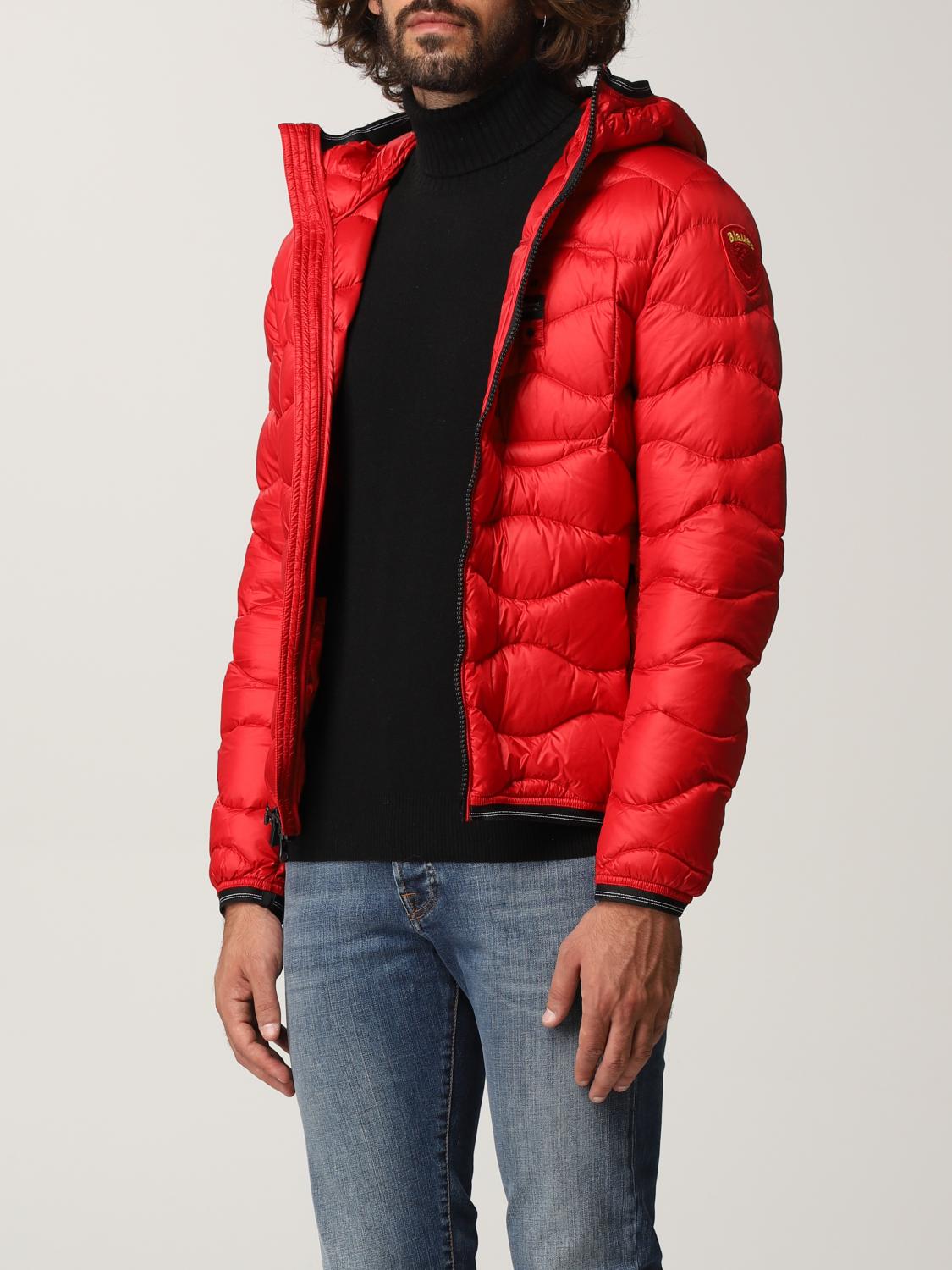 BLAUER JACKE: Blauer Herren Jacke, Rot - Img 3
