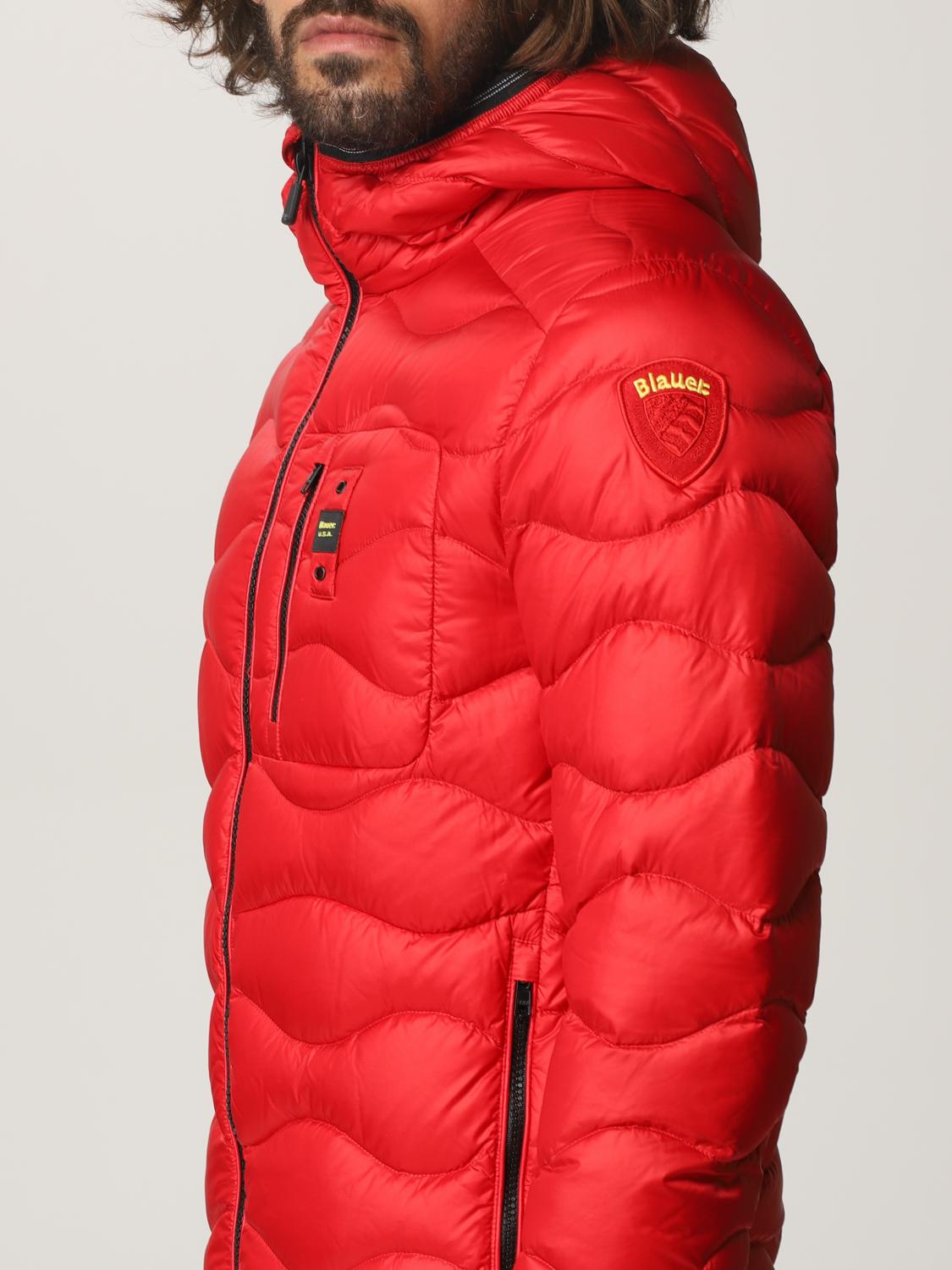 BLAUER JACKE: Blauer Herren Jacke, Rot - Img 4