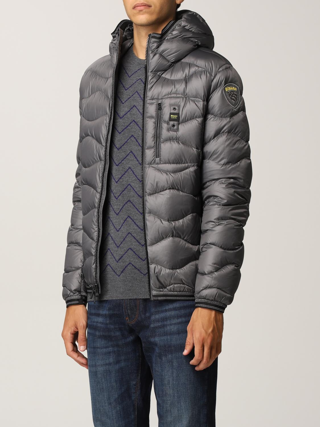 BLAUER JACKE: Blauer Herren Jacke, Grau - Img 3