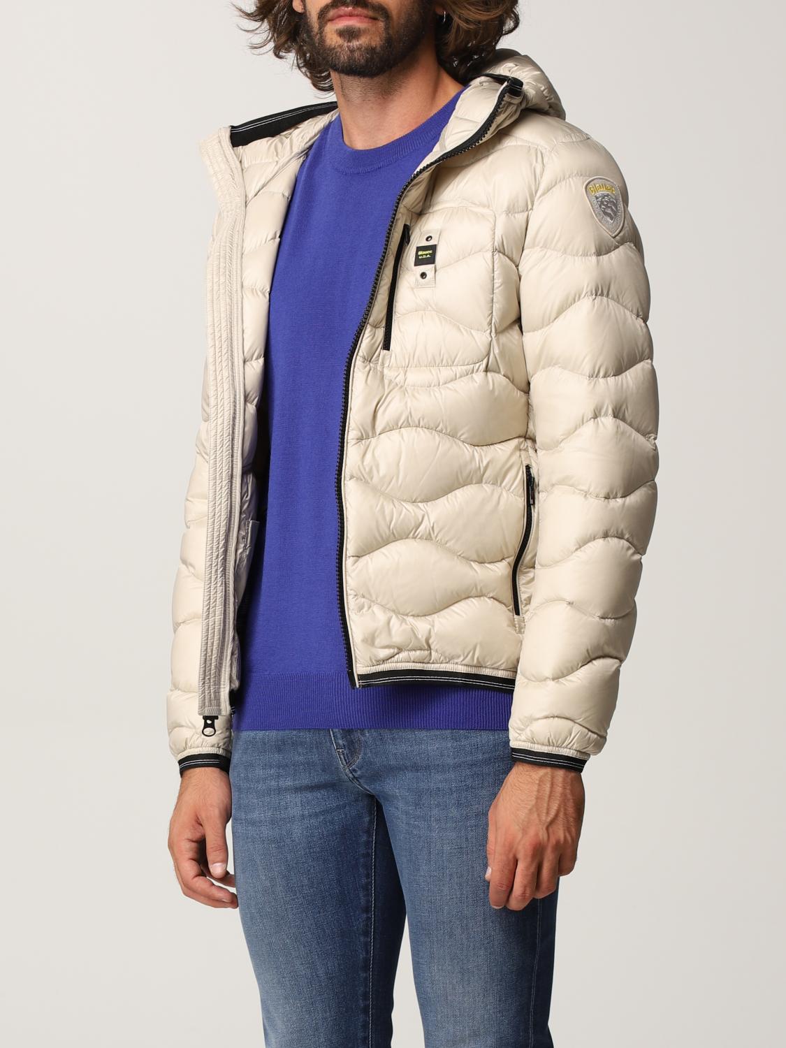 BLAUER JACKE: Blauer Herren Jacke, Weiss 1 - Img 4