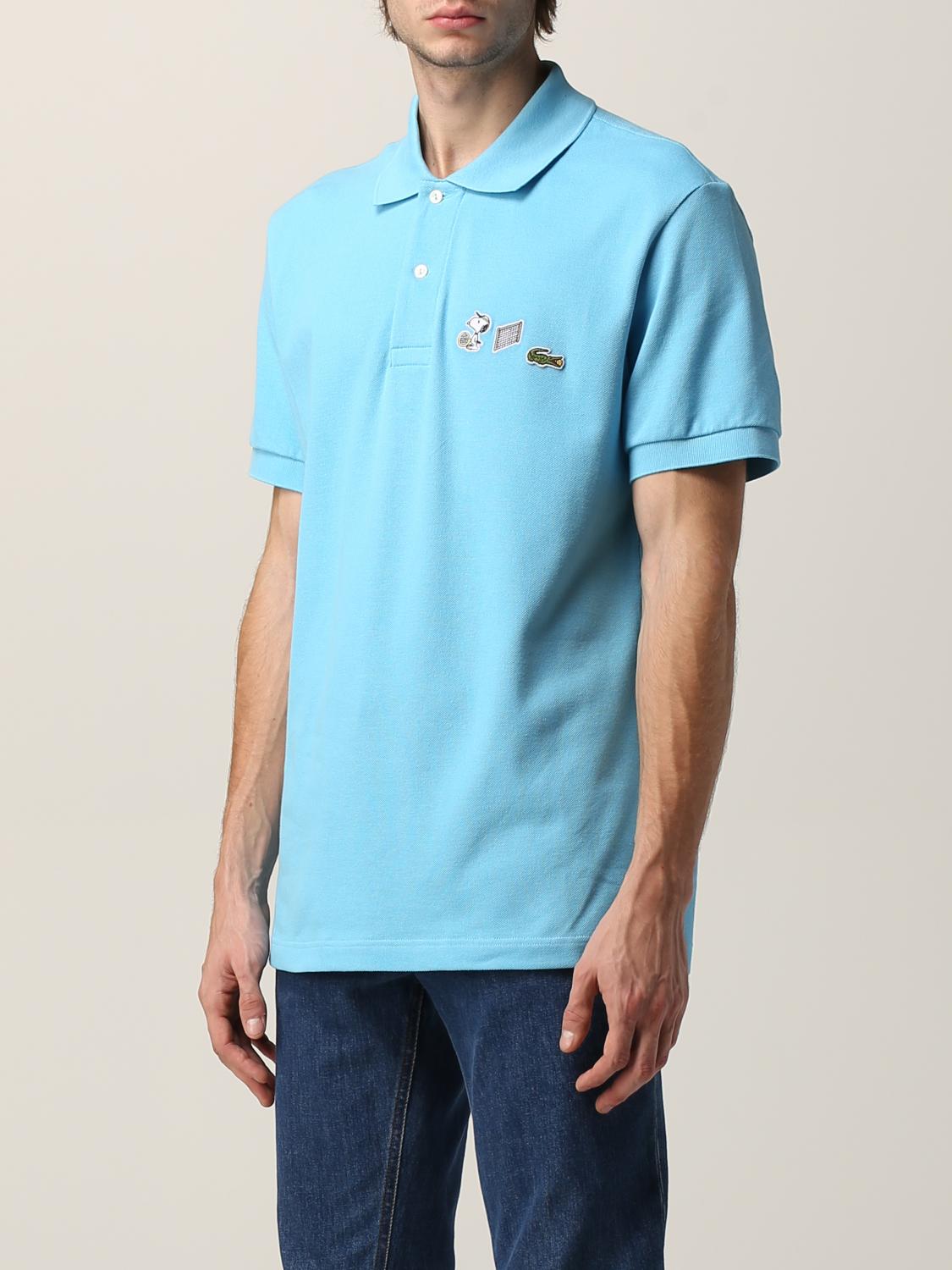 LACOSTE PEANUTS コラボ ポロシャツ150 Lacoste PH7760-51, ZAU, S Azure Blue at Amazon Men's