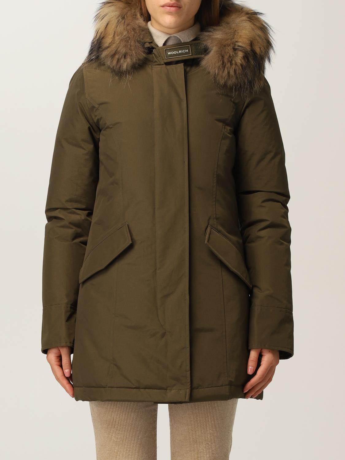 WOOLRICH COAT: Jacket women Woolrich, Green - Img 1