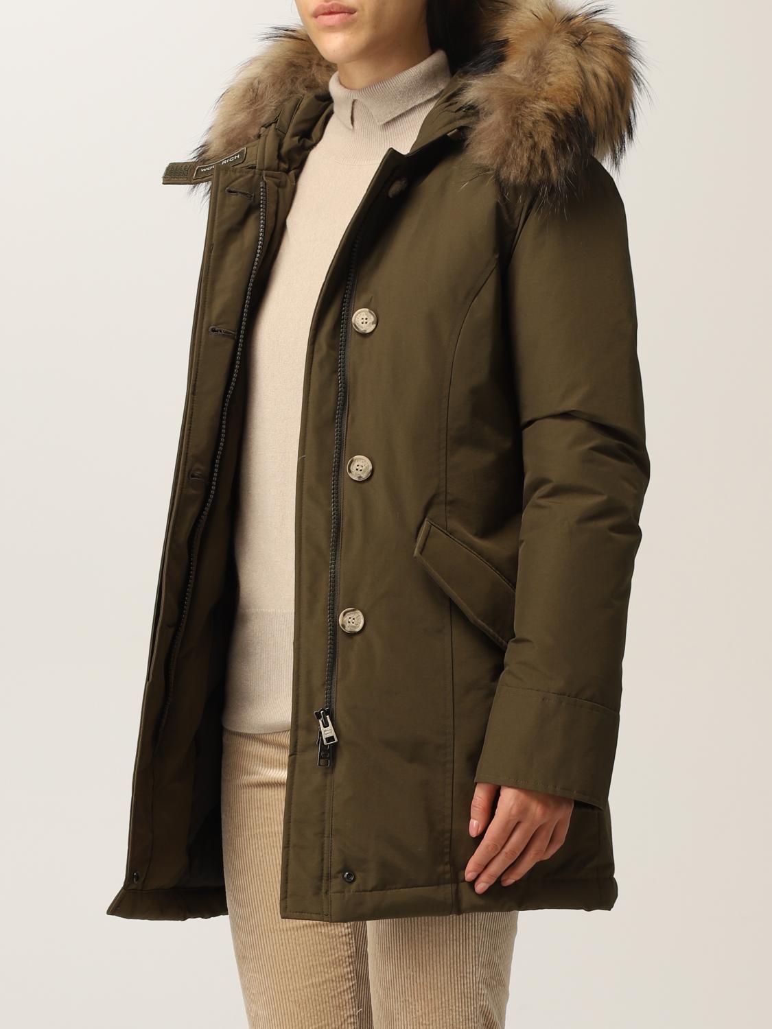WOOLRICH COAT: Jacket women Woolrich, Green - Img 3