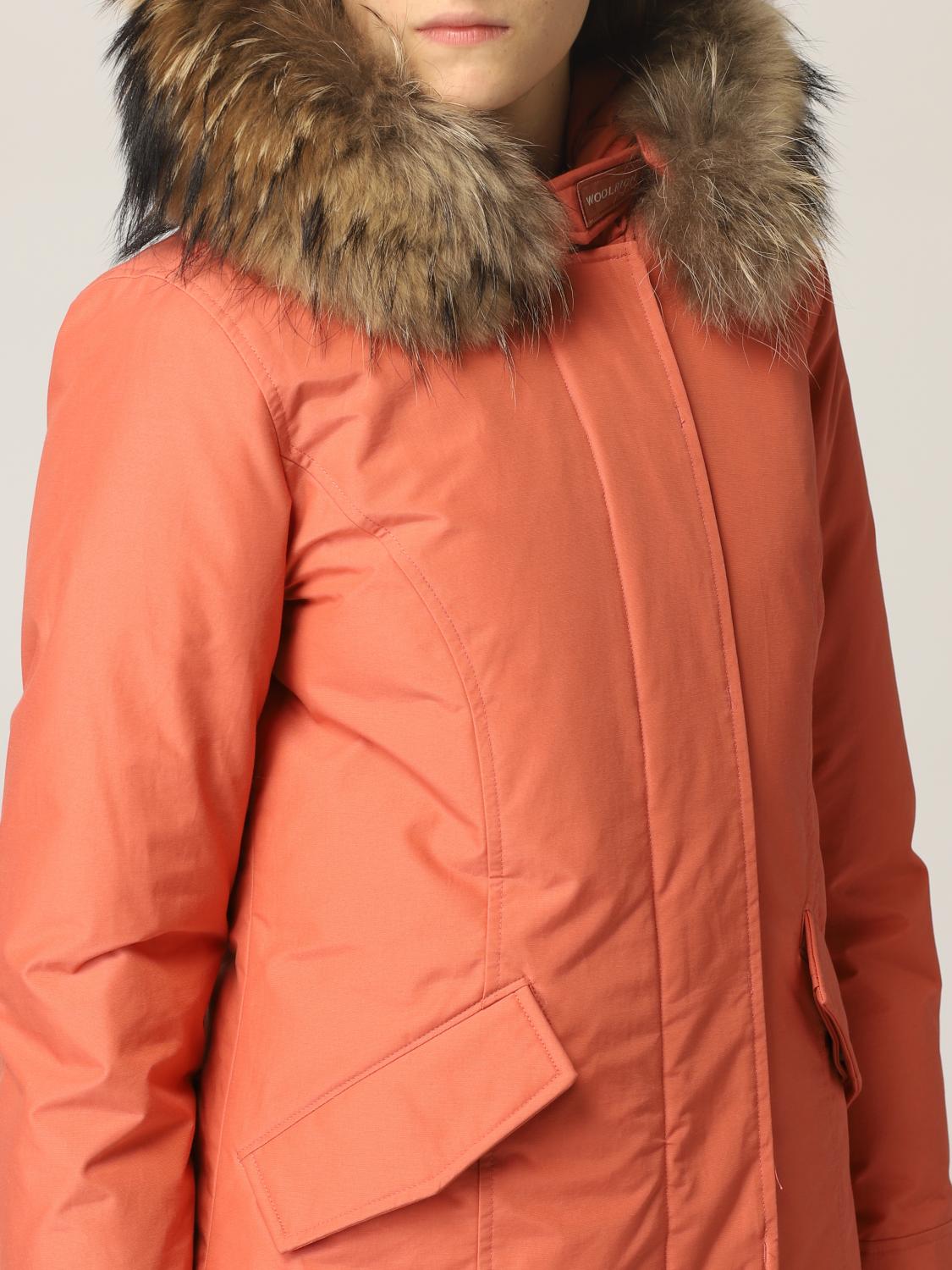 WOOLRICH CAPPOTTO: Parka Arctic Woolrich in Ramar, Mattone - Img 4