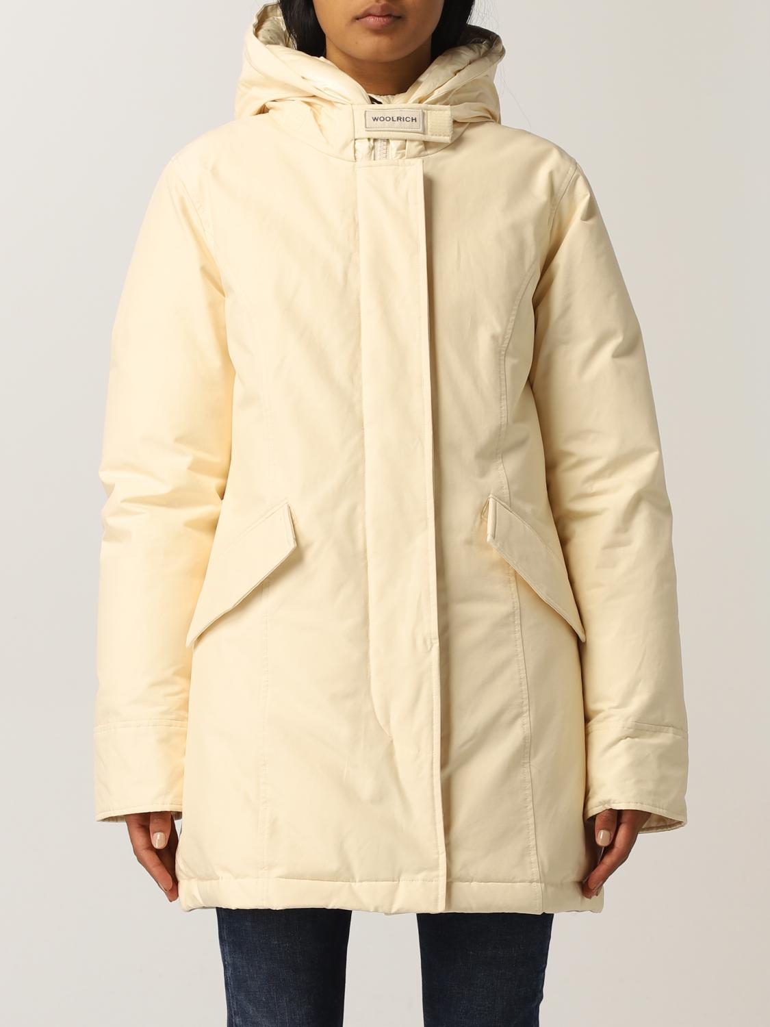 WOOLRICH COAT: Jacket women Woolrich, Ivory - Img 1