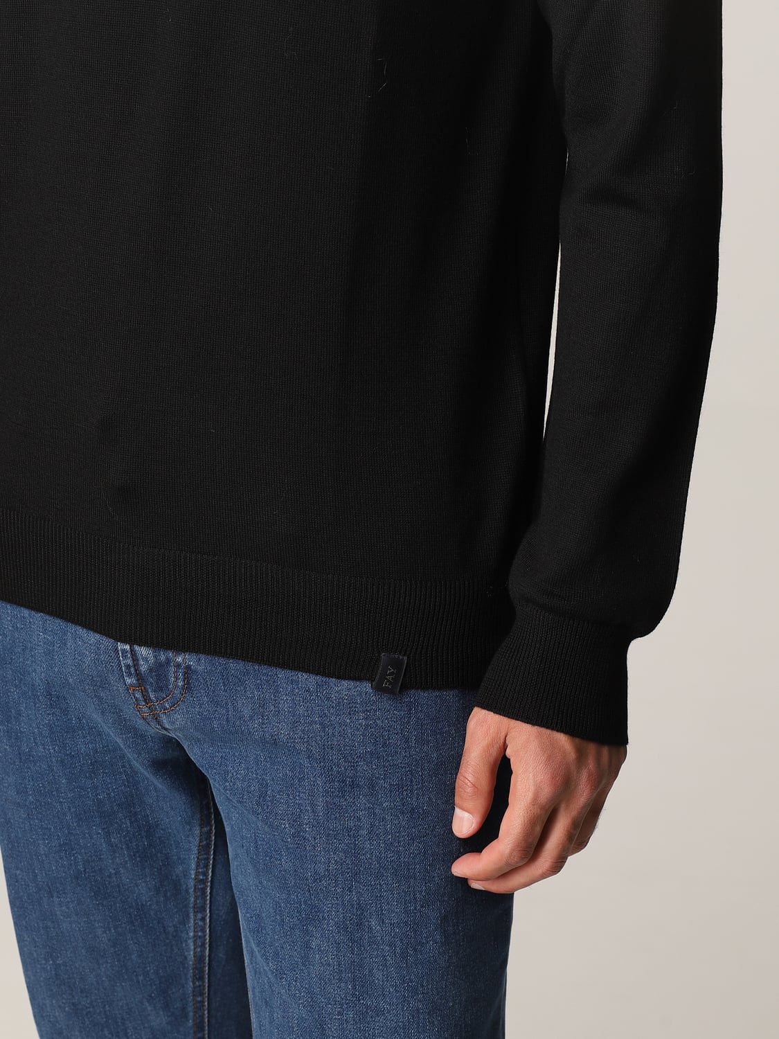 FAY JERSEY: Jersey hombre Fay, Negro - Img 5