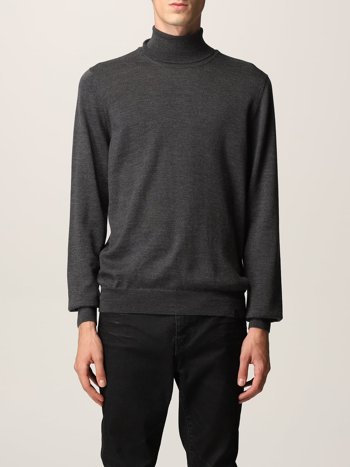 FAY PULLOVER: Fay Herren Pullover, Charcoal - Img 1
