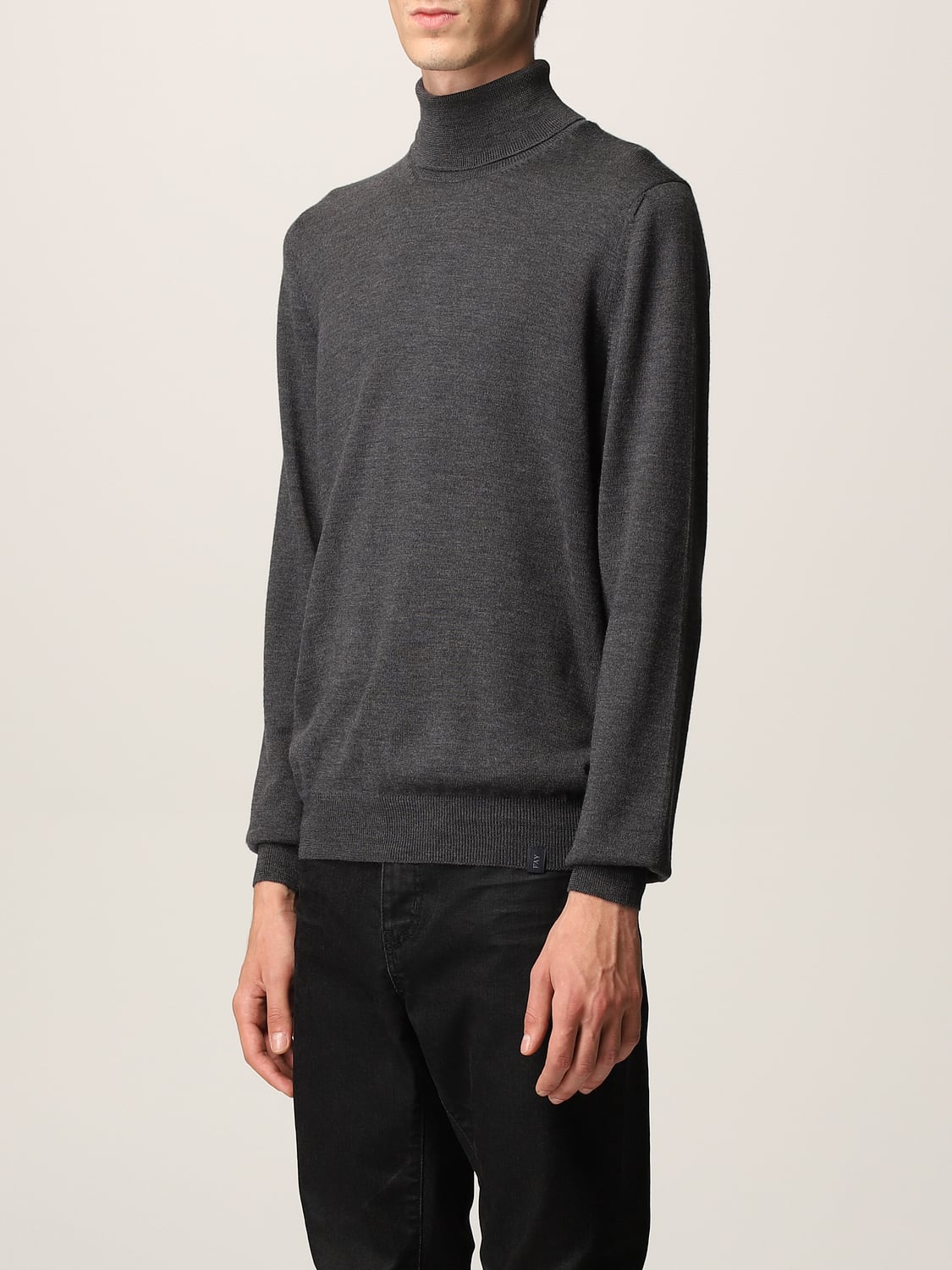 FAY PULLOVER: Fay Herren Pullover, Charcoal - Img 3