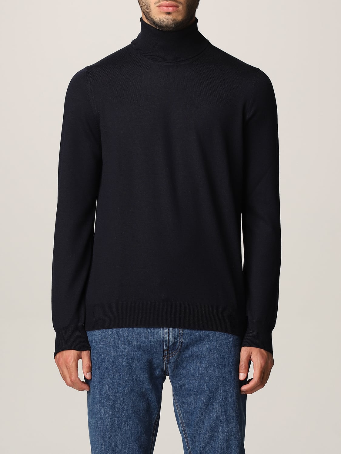 FAY PULLOVER: Fay Herren Pullover, Navy - Img 1